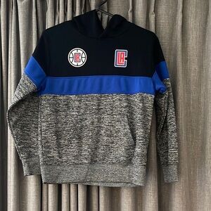 LA Clippers Hoodie with Blue and Gray Design